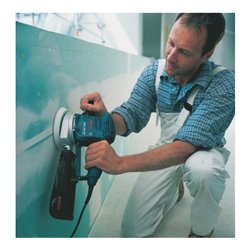 Bosch Exzenterschleifer GEX 150 AC mit Absaugadapter Schleifpapier K 80