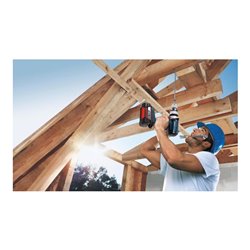 Bosch Akku-Schlagbohrschrauber GSB 36 VE-2-LI mit 2 x 4,0 Ah Li-Ion Akku L-BOXX