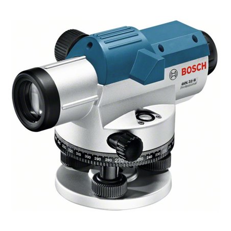 Bosch Optisches Nivelliergerät GOL 32 G mit Baustativ BT 160 Messstab GR 500