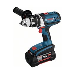 Bosch Akku-Bohrschrauber GSR 36 VE-2-LI mit 2 x 4,0 Ah Li-Ion Akku L-BOXX