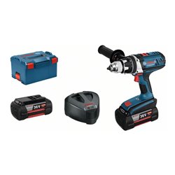Bosch Akku-Bohrschrauber GSR 36 VE-2-LI mit 2 x 4,0 Ah Li-Ion Akku L-BOXX