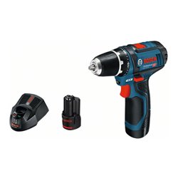 Bosch Akku-Bohrschrauber GSR 12V-15 mit 2 x 2,0 Ah Li-Ion im Karton