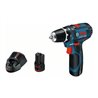 Bosch Akku-Bohrschrauber GSR 12V-15 mit 2 x 2,0 Ah Li-Ion im Karton