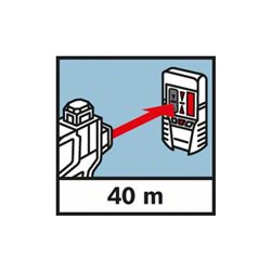 Bosch Linienlaser GLL 2-80 P mit Baustativ BS 150