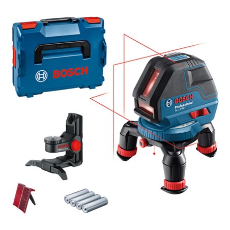 Bosch Linienlaser GLL 3-50 mit Universalhalterung BM 1 L-BOXX