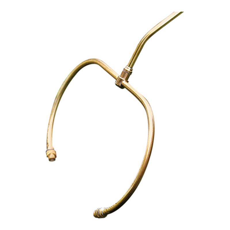 MESTO Zangendüse, Messing, Mit 2 Hohlkegeldüsen 1,1mm Messing