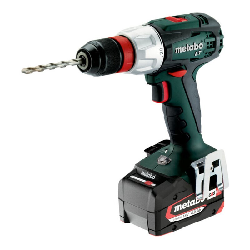Metabo Akku-Bohrschrauber BS 18 LT Quick metaBOX 145 18V 2x4Ah Li-Power + ASC 55