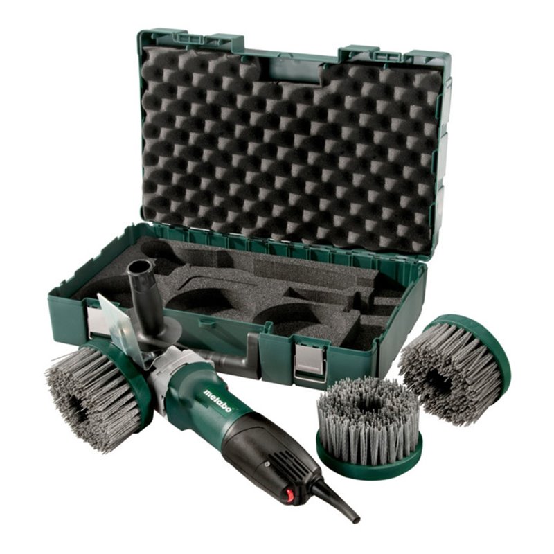 Metabo Winkelpolierer PE 12-175 Set Renovierungs-Set + Kunststoffkoffer
