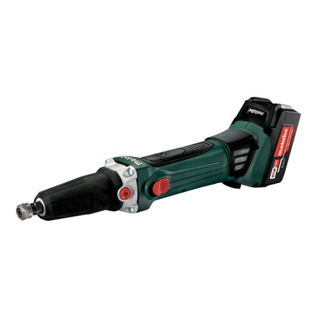 Metabo Akku-Geradschleifer GA 18 LTX Kunststoffkoffer + 2x18V/5.2Ah Li-Ion + ASC 30-36 V
