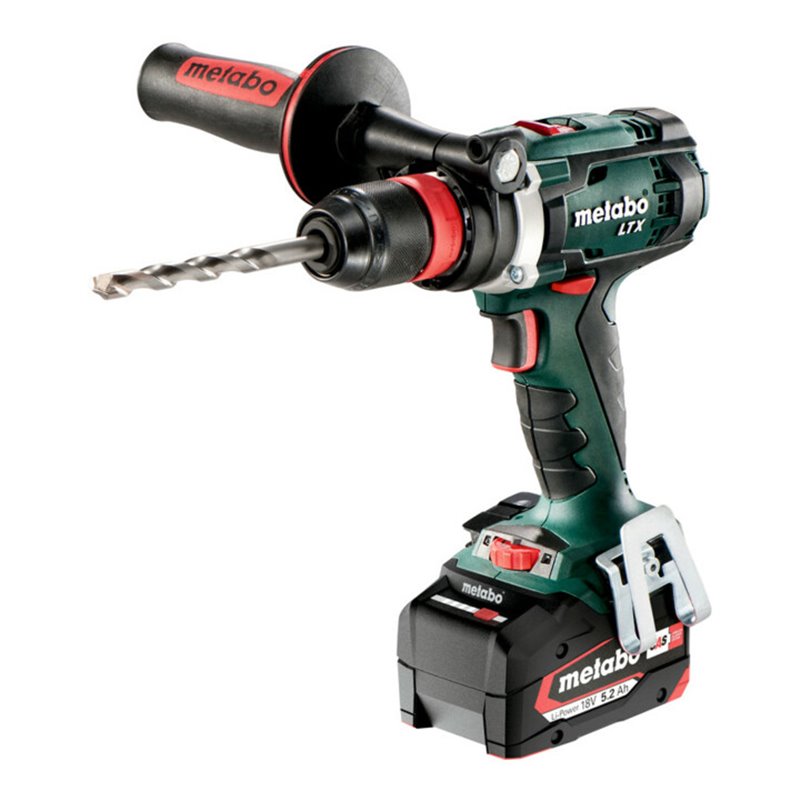 Metabo Akku-Bohrschrauber BS 18 LTX Quick metaBOX 145 L 18V 2x5.2Ah Li-Power + ASC 55