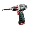Metabo Akku-Bohrschrauber PowerMaxx BS Quick Pro MetaLoc + 2x10.8V/ Li-Ion + LC 40