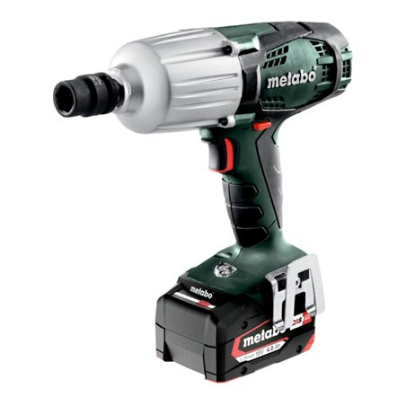 Metabo Akku-Schlagschrauber SSW 18 LTX 600 metaBOX 145 L 18V 2x4Ah Li-Power + ASC 55
