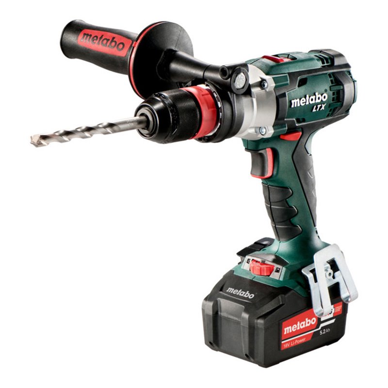 Metabo Akku-Schlagbohrschrauber SB 18 LTX Quick metaBOX 145 L 18V 2x5.2Ah Li-Ion + ASC 55