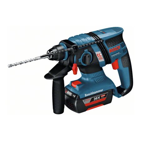 Bosch Akku-Bohrhammer mit SDS plus GBH 36 V-EC Compact 2 x 2,0 Ah Li-Ion Akku L-BOXX