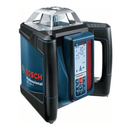 Bosch Rotationslaser GRL 500 H mit Baustativ BT 170 HD und Messstab GR 240
