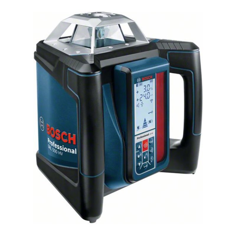 Bosch Rotationslaser GRL 500 HV mit Baustativ BT 170 HD und Messstab GR 240