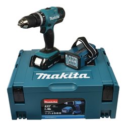 Makita Akku-Schlagbohrschrauber 18V inkl. Akku-Lampe DHP453RYLJ