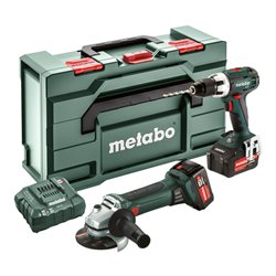 Metabo Akkuset Combo Set 2.4.1 18 V BS 18 LT + W 18 LTX 125 Quick MetaLoc