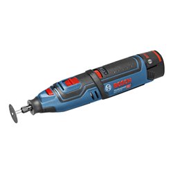 Bosch Akku-Rotationswerkzeug GRO 12V-35 mit 2 x 2,0 Ah Li-Ion Akku L-BOXX