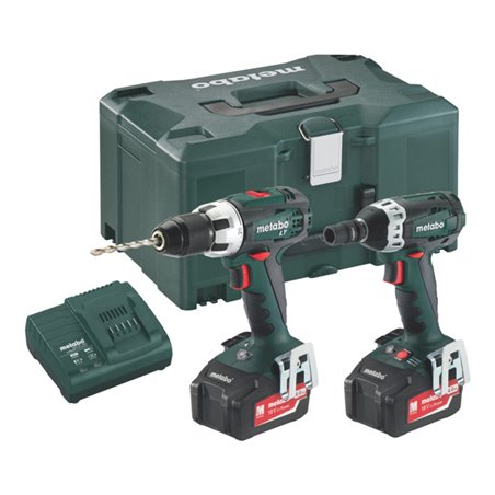 Metabo Akkuset Combo Set 2.1.2 18 V BS 18 LT + SSW 18 LTX 200 MetaLoc