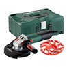 Metabo Winkelschleifer WE 15-125 HD Set GED + Diamanttopfscheibe Beton Professional + MetaLoc