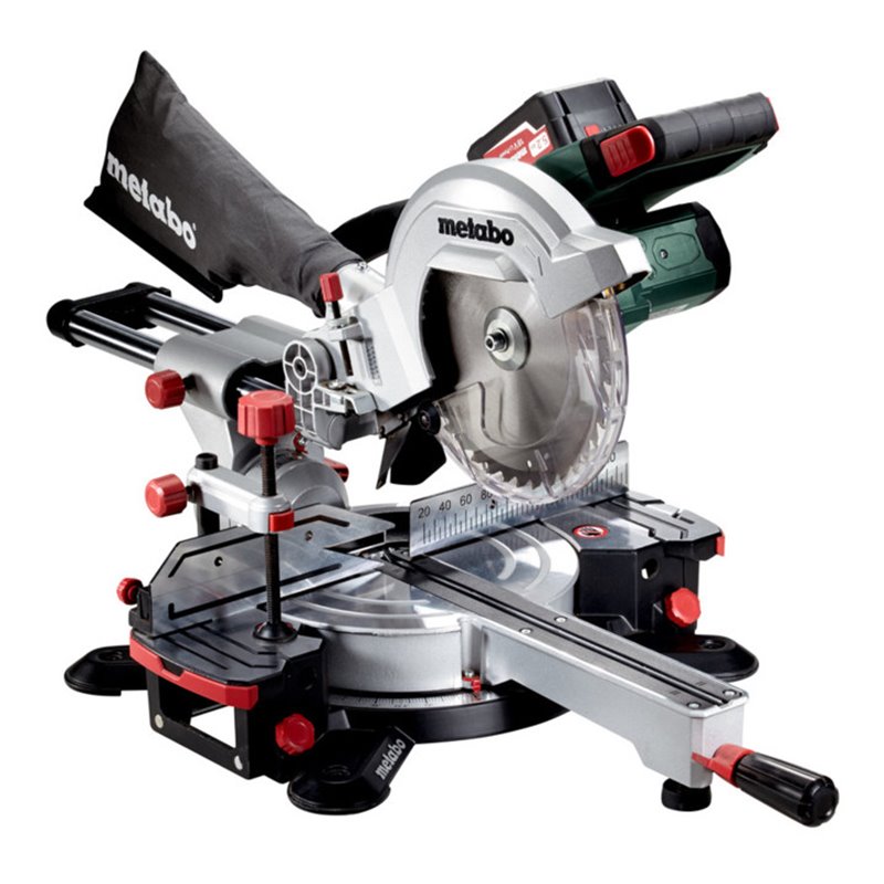 Metabo Akku-Kappsäge KGS 18 LTX 216 mit Zugfunktion Karton 18V 2x5.2Ah Li-Ion + ASC 55