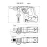 Metabo Akku-Kombihammer KHA 36 LTX mit Metabo-Quick-Wechselfutter Kunststoffkoffer 36V 2x5.2Ah Li-Power + ASC Ultra