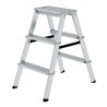 MUNK Aluminium-Stufenstehleiter ML beidseitig begehbar