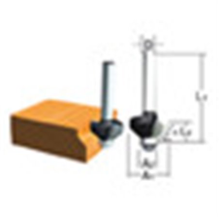 Makita Fräser Winkelkanten 6mm D-09494