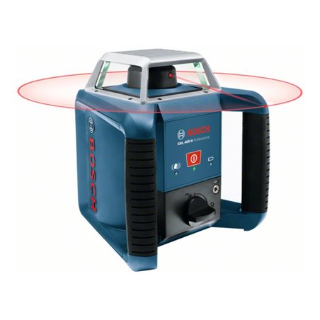 Bosch Rotationslaser GRL 400 H mit LR 1 Baustativ BT 170 HD und Messstab GR 240