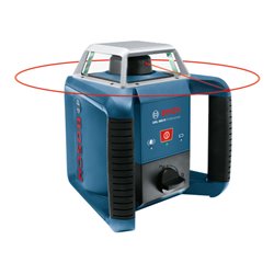 Bosch Rotationslaser GRL 400 H mit LR 1 Baustativ BT 170 HD und Messstab GR 240