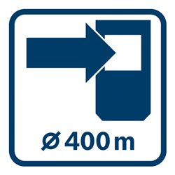 Bosch Rotationslaser GRL 400 H mit LR 1 Baustativ BT 170 HD und Messstab GR 240