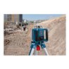 Bosch Rotationslaser GRL 400 H mit LR 1 Baustativ BT 170 HD und Messstab GR 240