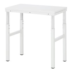 Rau Basis-Arbeitstisch, Melamin-Platte, verstellbare Höhe 650-1000 mm