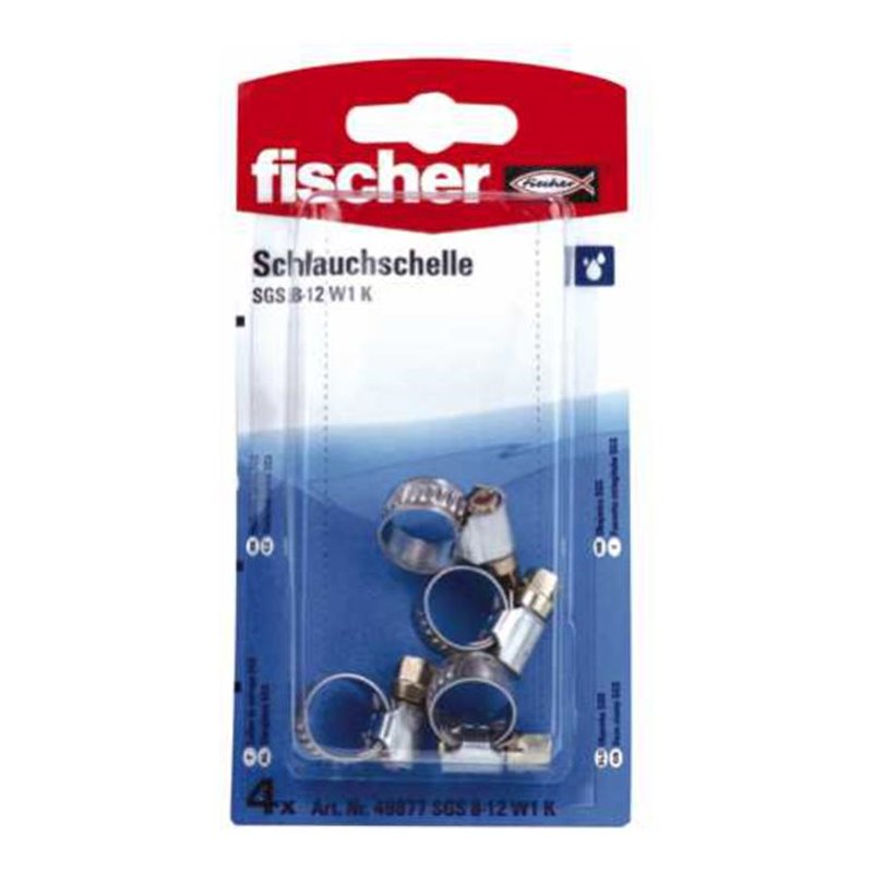 fischer Schlauchschelle SGS 8 - 12 W1 K SB-SaMo