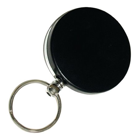 Schlüsselflip m.Nylonseil 650mm schwarz Ku.40mm