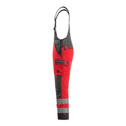 Mascot Latzhose Gosford hi-vis rot/dunkelanthrazit