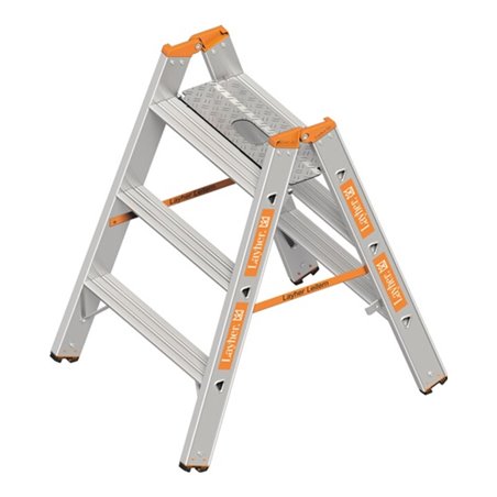 Schwerlasttritt Aluminiumufen beidseitig begehbar max Gesamtbelastung 200kg