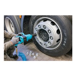 HAZET Schlagschrauber 9014MG-1 Lösemoment maximal: 2712 Nm Vierkant massiv 25 mm (1 Zoll) Hochleistungs-Doppelhammer-Schlagwerk