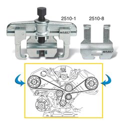 HAZET Nockenwellenrad-Abzieher  2510-1