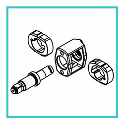 HAZET Schlagschrauber 9014MG-2 Lösemoment maximal: 2712 Nm Vierkant massiv 25 mm (1 Zoll) Hochleistungs-Doppelhammer-Schlagwerk