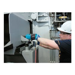 HAZET Schlagschrauber 9013MG Lösemoment maximal: 1800 Nm Vierkant massiv 20 mm (3/4 Zoll) Hochleistungs-Doppelhammer-Schlagwerk