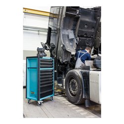 HAZET Werkstattwagen Assistent 179-10 Schubladen flach: 8 x 80 x 527 x 398 mm Schubladen hoch: 2 x 165 x 527 x 398 mm