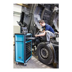 HAZET Werkstattwagen Assistent 179-10 Schubladen flach: 8 x 80 x 527 x 398 mm Schubladen hoch: 2 x 165 x 527 x 398 mm