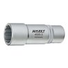 HAZET Einspritzdüsen-Werkzeug 4555-3 Vierkant hohl 12,5 mm (1/2 Zoll) Außen-Doppel-Sechskant Profil 22