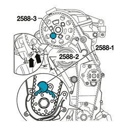 HAZET Silentlager-Werkzeug-Satz, mechanisch  4929/6 ∙ Anzahl Werkzeuge: 6
