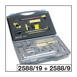 HAZET Motoreinstell-Werkzeug AUDI, VW, SEAT, ŠKODA 2588/9 Anzahl Werkzeuge: 9