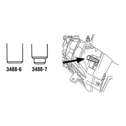 HAZET Motoreinstell-Werkzeug FORD 3488/17 Anzahl Werkzeuge: 17