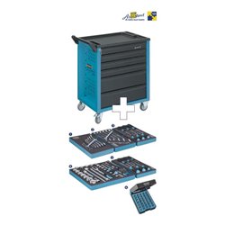 HAZET Werkstattwagen Assistent mit Sortiment 177-6/121 121-teilig