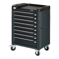 HAZET Werkstattwagen Assistent 179T-8-RAL7016 Schubladen flach: 7 x 80 x 527 x 398 mm Schubladen hoch: 1 x 165 x 527 x 398 mm
